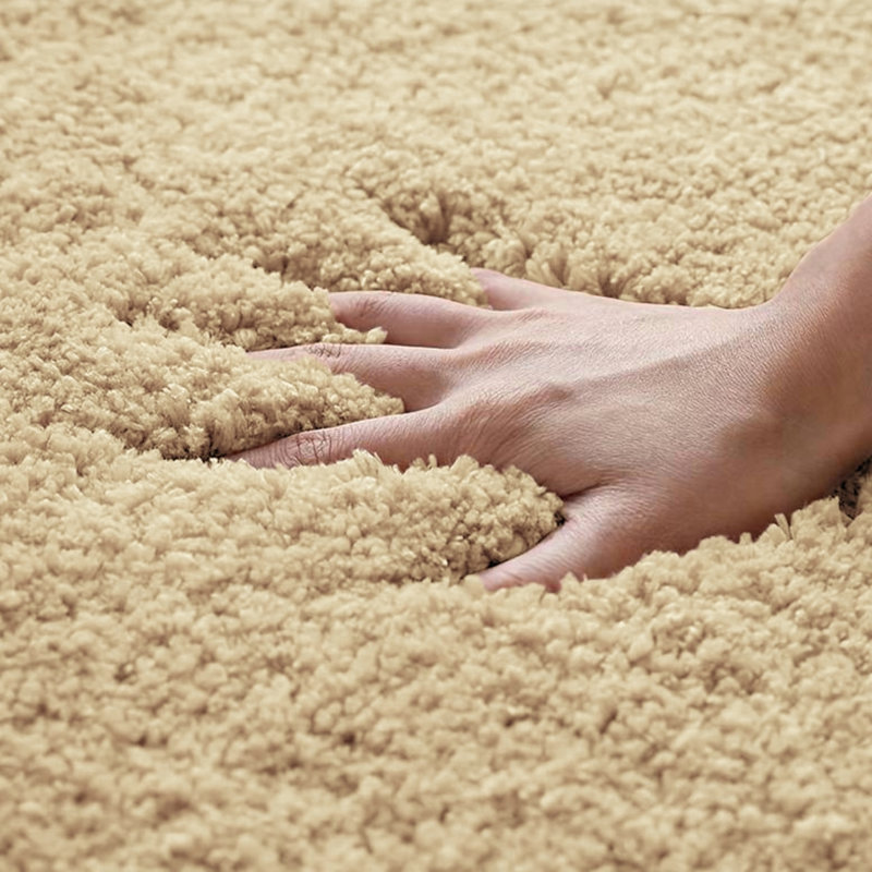 Jordan Microfibre Non Slip Bath Mat, Beige/Stone