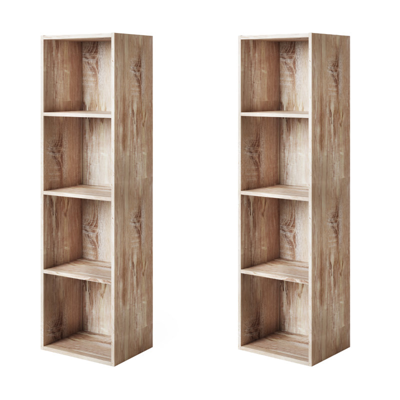 Jerrail 108cm H Cube Bookcase, Oak