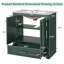 Meuble-lavabo de luxe 30 po avec lavabo en céramique, meuble-lavabo avec 2 grandes portes à fermeture douce, meuble de rangement en bois massif