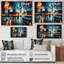 " Colourful City In London II " Painting Print-862922678-862922684