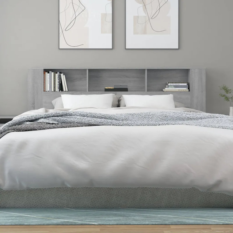 Headboard Cabinet, Kingsize (5'), Sonoma