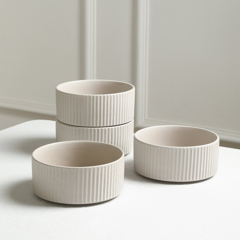 Stone Lain Haven 4-Piece Bowl Set Stoneware
