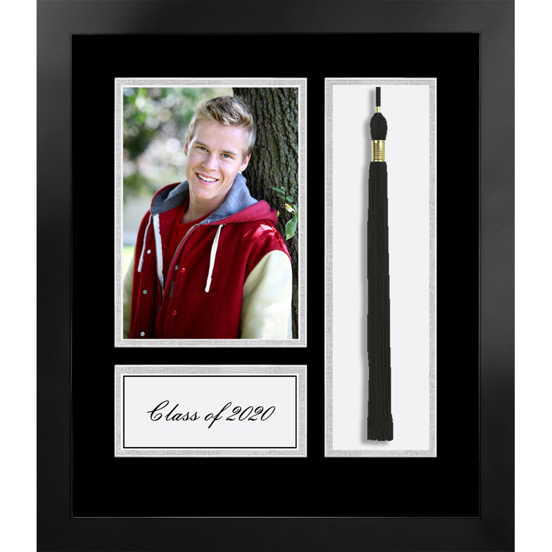 Cadre photo universitaire Danaher, Noir / argent