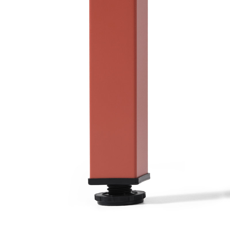 Table de salle à manger rectangulaire 59 po x 35,4 po, Rouge