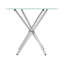 Galghard Tempered Glass Indoor Dining Table