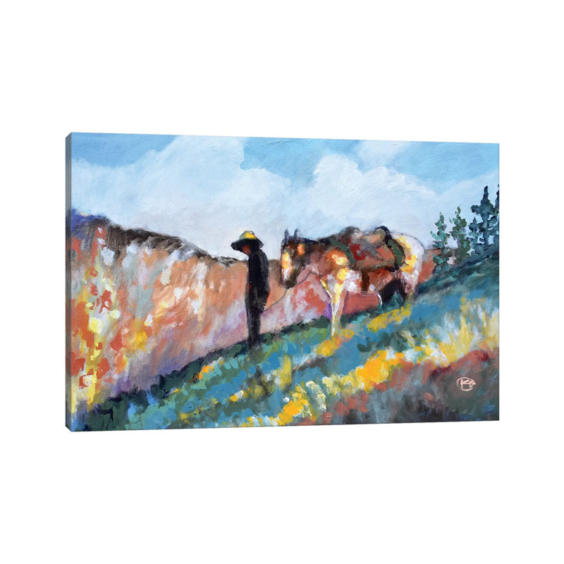 Looking Toward The Canyon by Kip Decker - Gallery-Wrapped Canvas Giclée on Canvas, 20.32 cm H x 30.48 cm W, No Frame