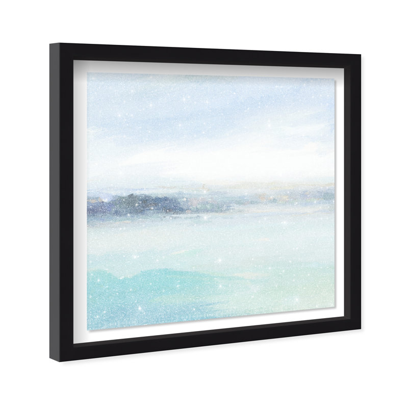 Calming Mist Print by Oliver Gal, 17.5"H x 17.5"W, Black Shadowbox