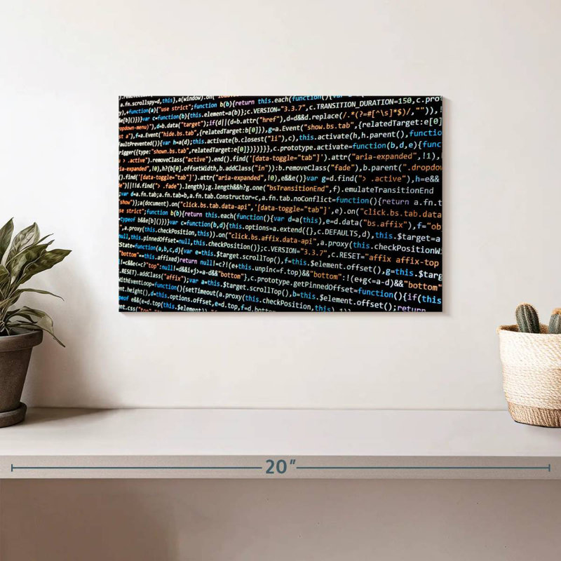 Keiri Coding, 8" H x 12" W