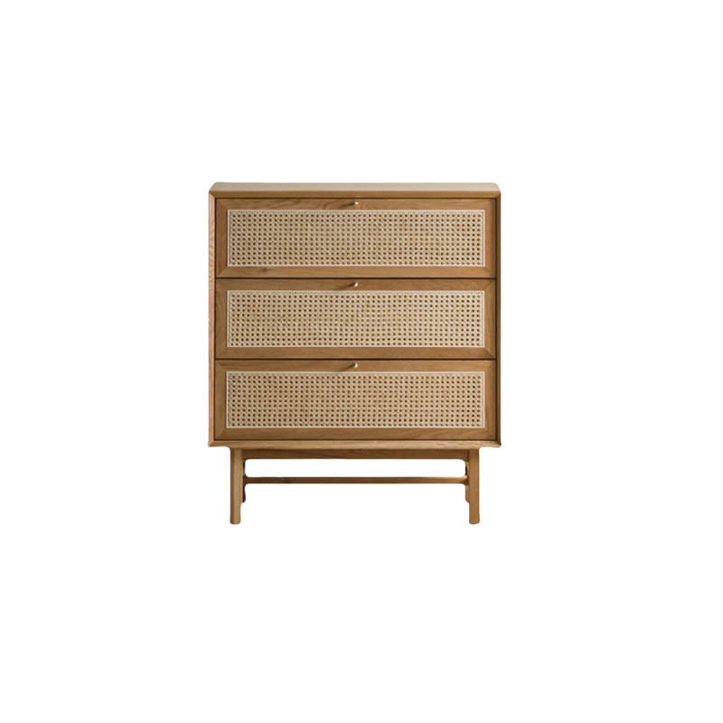 Modern Simple Style Solid Wood Porch Cabinet Solid Wood Accent Chest