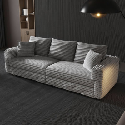 Canapé 82,7 po en velours côtelé 82,7 po