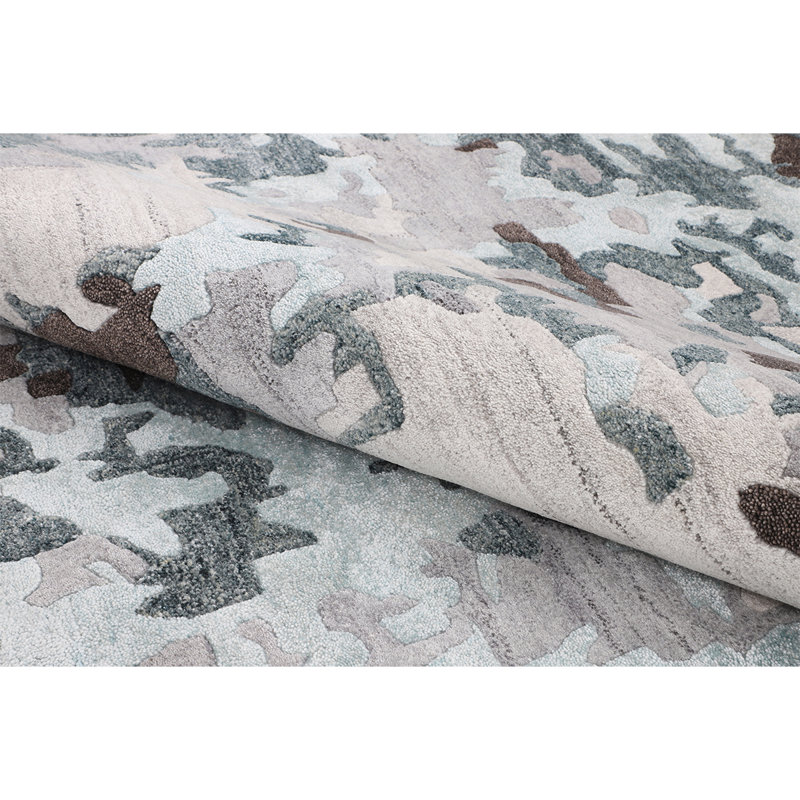 Abstract Area Rug, Rectangle 8'9" x 11'9"