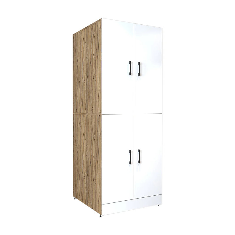Dora Manufactured Wood Laundry Room Organiser, White Oak