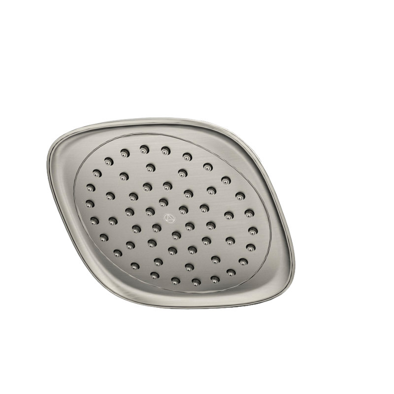 Pomme de douche 7 pouces à mode unique avec technologie HydroMersion en nickel satiné, Nickel satiné