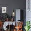 Williston Forge 32Cm Black Cylinder LED Pendant with Wrought Iron Accents