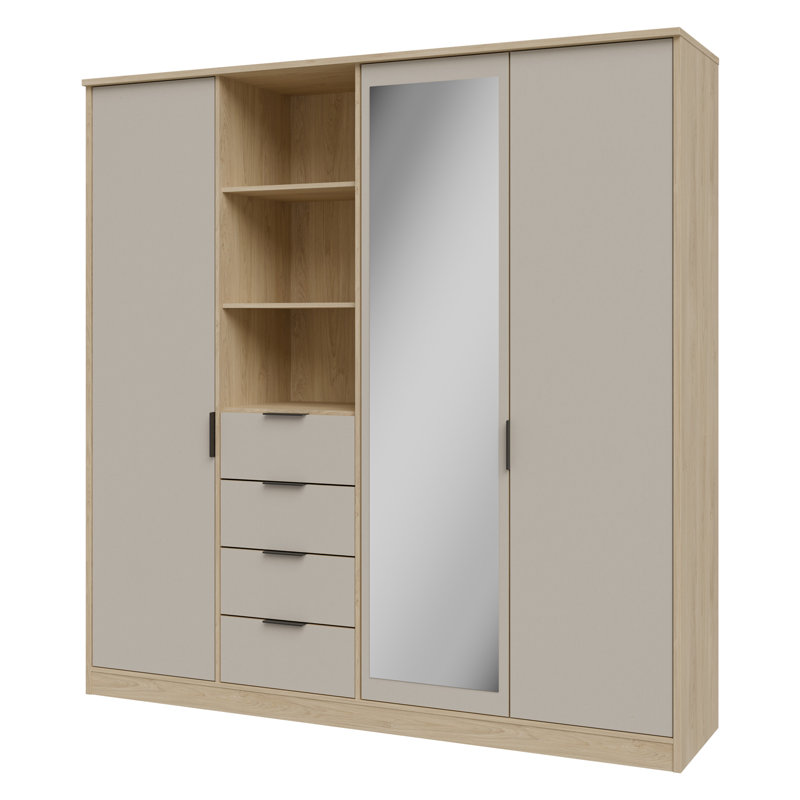 Manufactured Wood Wardrobe