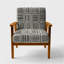 Fauteuil d'appoint rembourré Mairis - Minimalist Graphics I-465152025