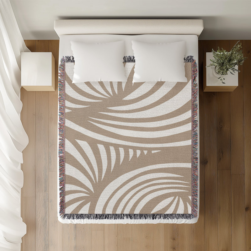 Jeté 100% coton Konga, 60" x 60" – Throw, Black