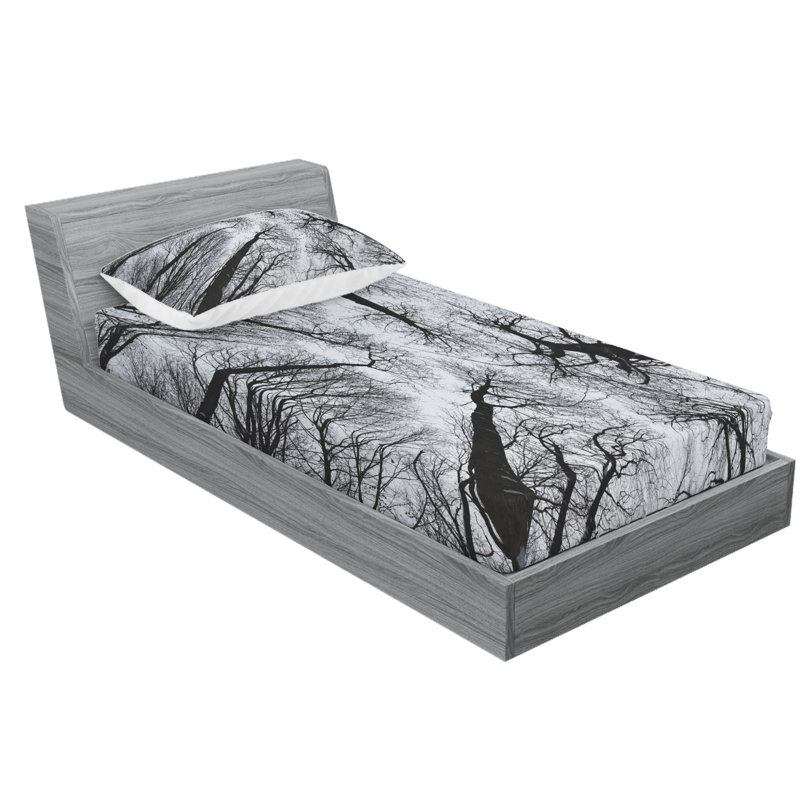 Microfiber Sheet Set, Twin XL Sheet Set with Fitted Sheet