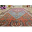 Tapis rouges, tapis turc, tapis de cuisine, tapis Oushak, tapis rétro, tapis décoratifs 3,1 x 6,2 pi