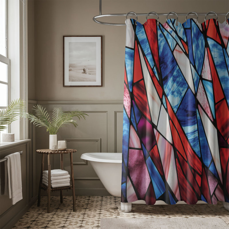 Rideau de douche 1 pièce American, H 74 po x l 71 po
