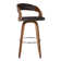 Tseng Swivel Upholstered Counter Stool