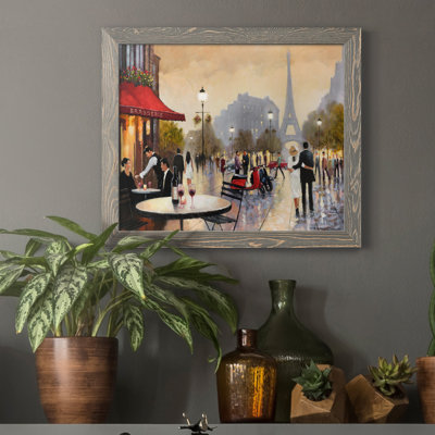 " Paris Stroll " Painting Print