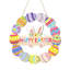 Pendentif couronne de Pâques en bois-618316499