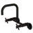 Kingston Brass Concord Double-Handle 2-Hole Wall-Mount Bridge Kitchen Faucet-28237706