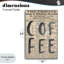 Giclée de journal de café rétro, design par Lucille Price-496322395-496322393