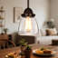 Luminaire suspendu simple en bronze huilé à 1 lumière Oakleaf-686789723
