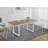 Square Extendable Dining Table with metal leg-222326673