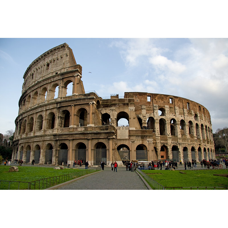 Coliseum In Rome by Sannie32 - Wrapped Canvas Print, 30cm H x 46cm W