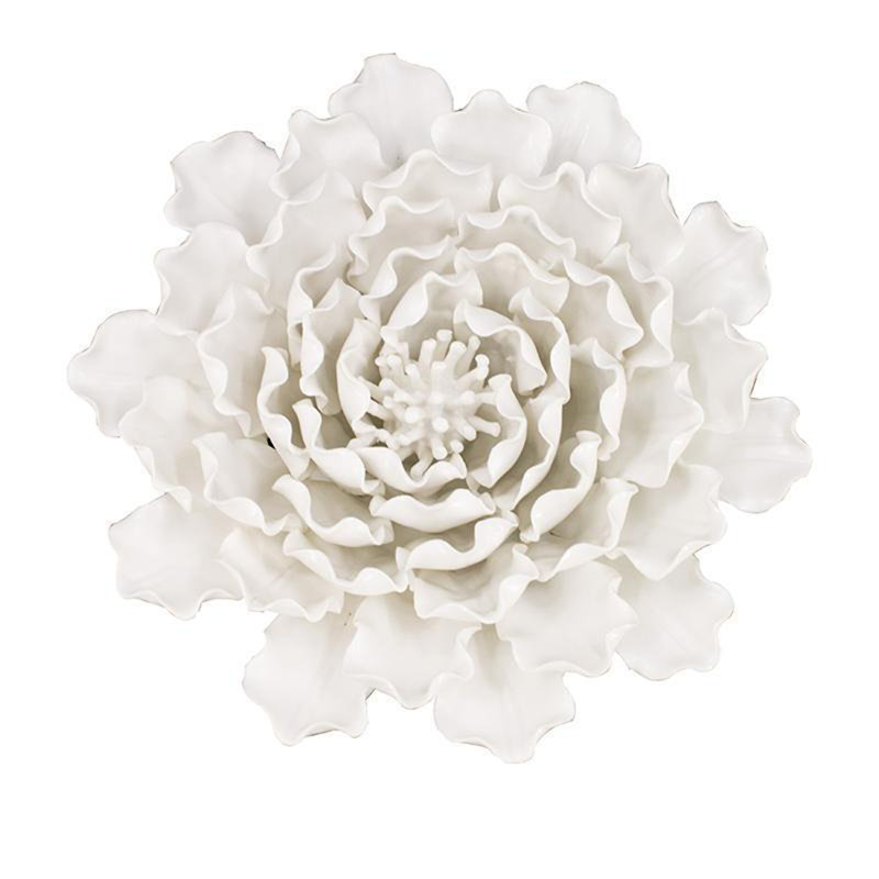 Handmade Flower Wall Decor, 3" H x 9.30" W x 9.30" D