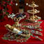 Courtly Check® Ceramic Three Tier Sweet Stand