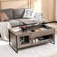 Table basse traîneau extensible avec rangement Geryon