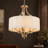 Lidia 3-Light Shaded Drum Chandelier