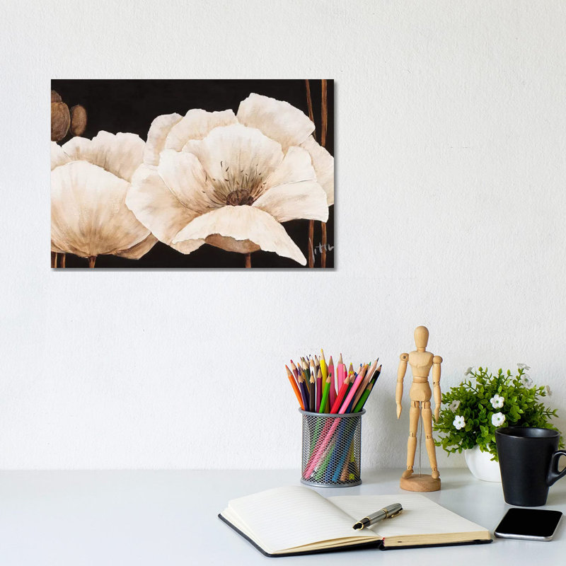 Amazing Poppies IV by Jettie Roseboom - Wrapped Canvas Print, 20.32 cm H x 30.48 cm W