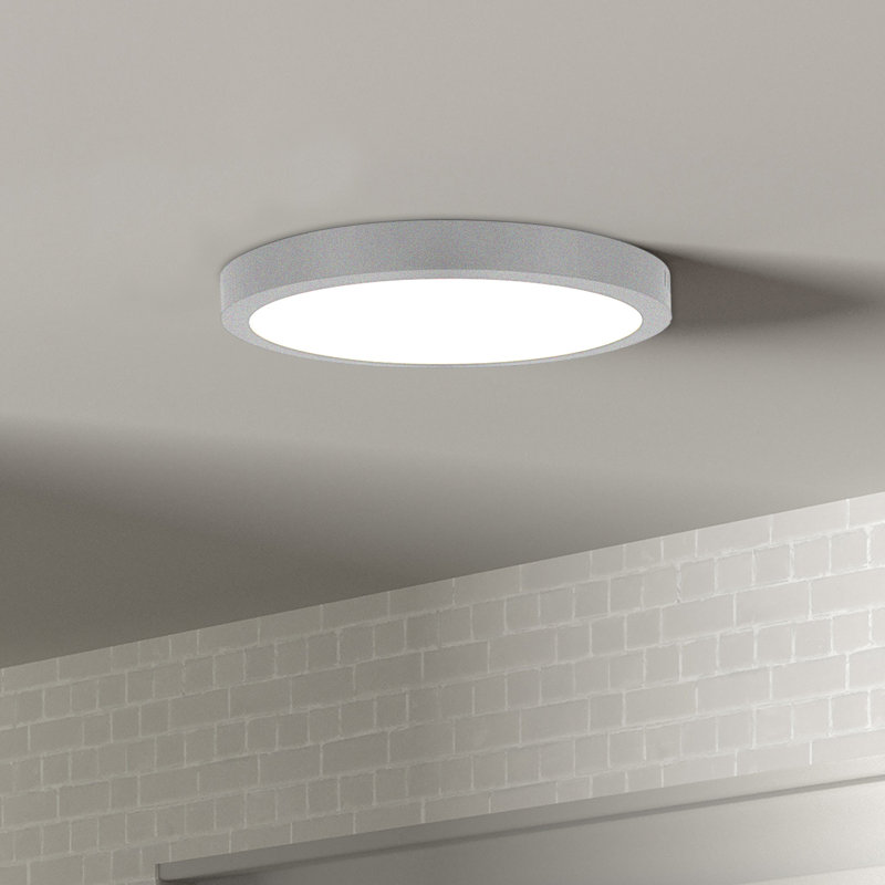 Leitner 1 LED Flush Mount Light – Modern Minimalist Design, Flicker-Free Illumination, Low-Profile, Perfect for Apartments, Lofts, and Small Spaces