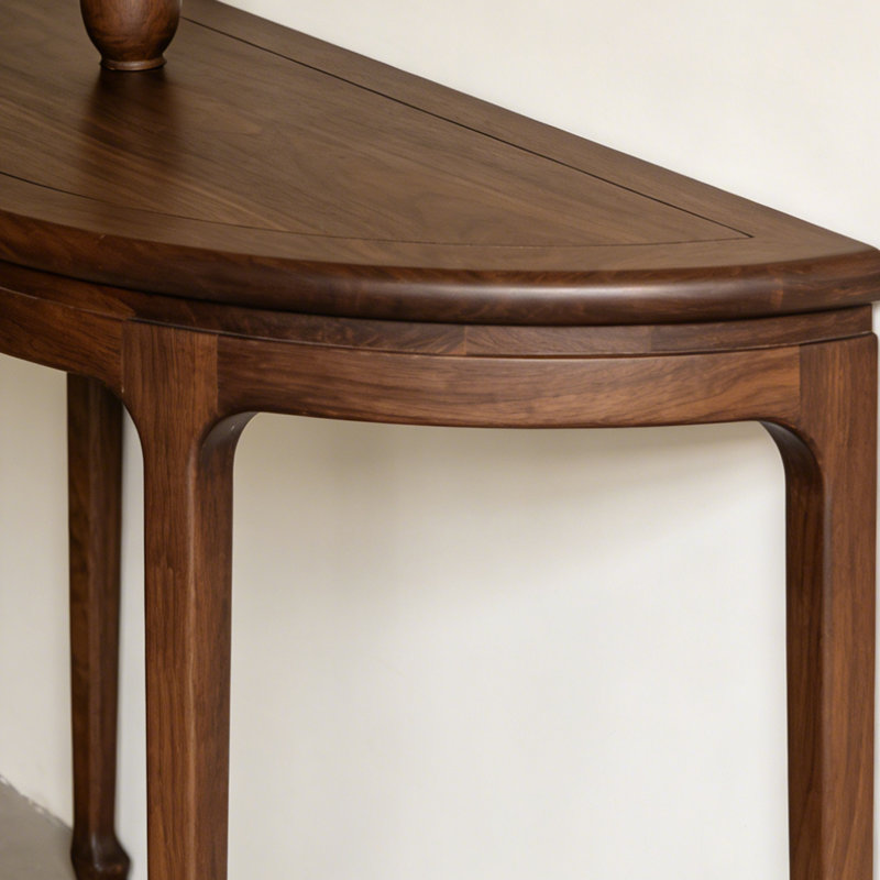 Console brune de style chinois classique