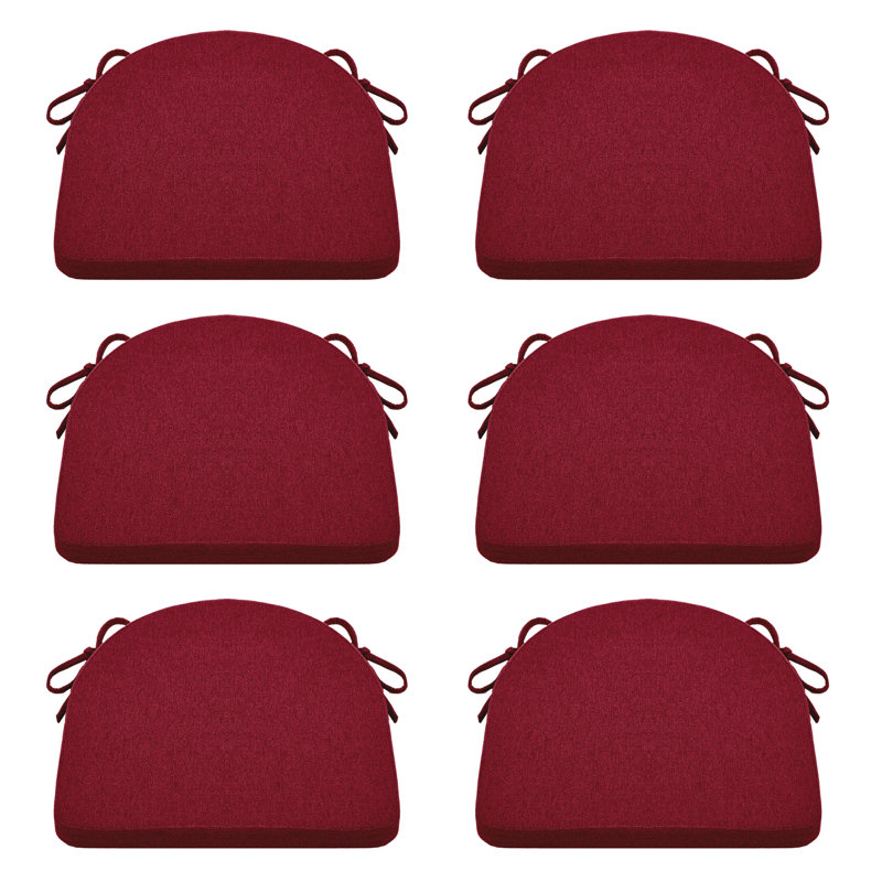 Coussin de chaise d'intérieur, Rouge