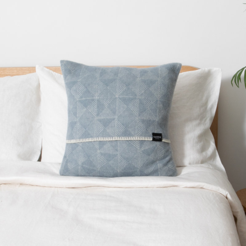 Square Throw Cushion Pad, Blue