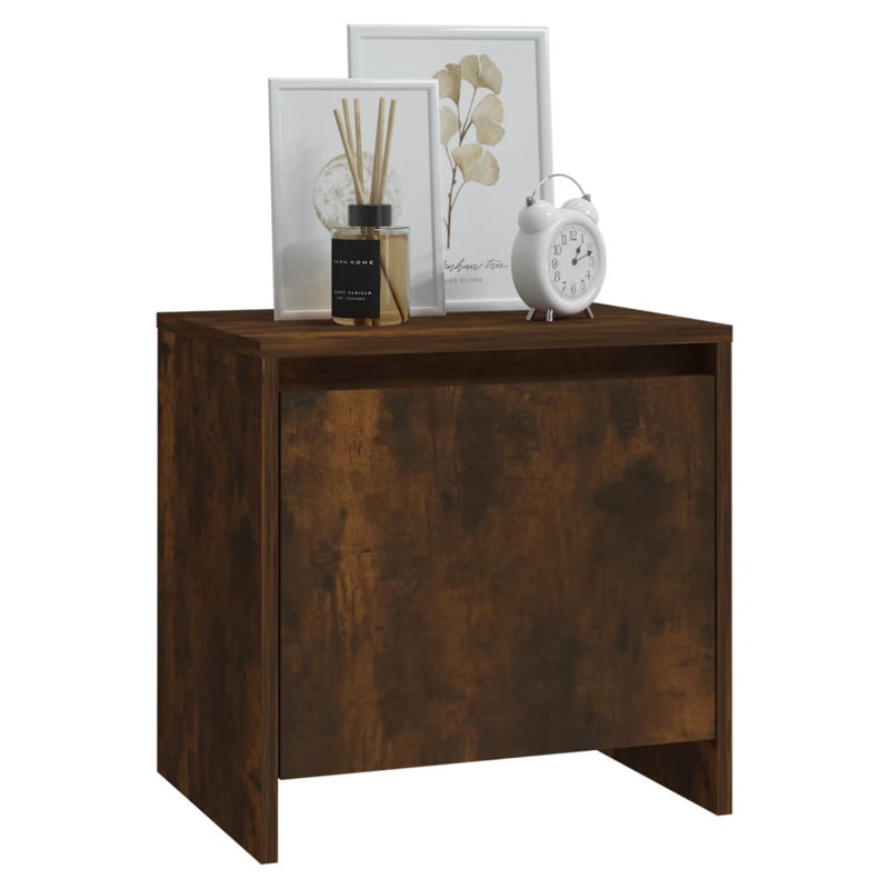 Morden 45cm W Bedside Table, Dark Brown, Individual