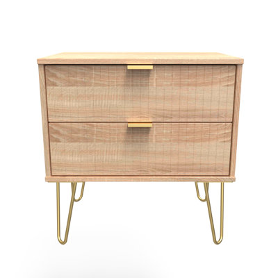 Beranda 58cm W Manufactured Wood Bedside Table