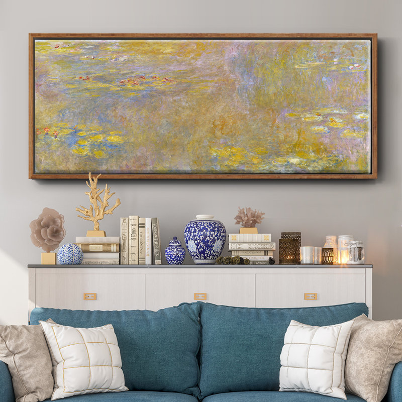 Water  Lilly II- Framed Canvas