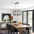 Rayia 4 - Light Iron Dimmable Square / Rectangle Chandelier