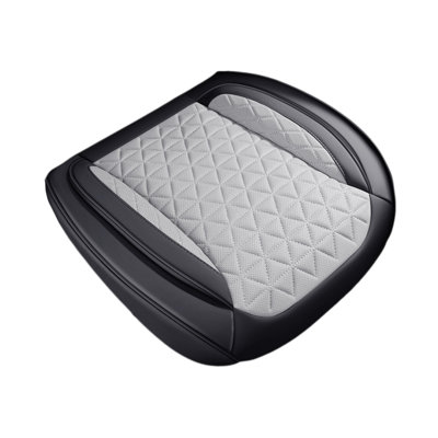 Leather seat cushion Car Seat Cushion Car Seat Cushion Cover Breathable Leather Velvet Cushion Half Pack