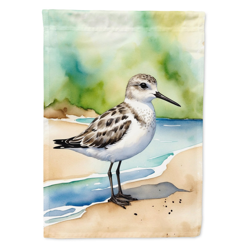 Drapeau de jardin Surfbird Bird, Sanderling