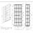  40'' W x 72'' H Pivot Door Semi-Frameless Shower Door