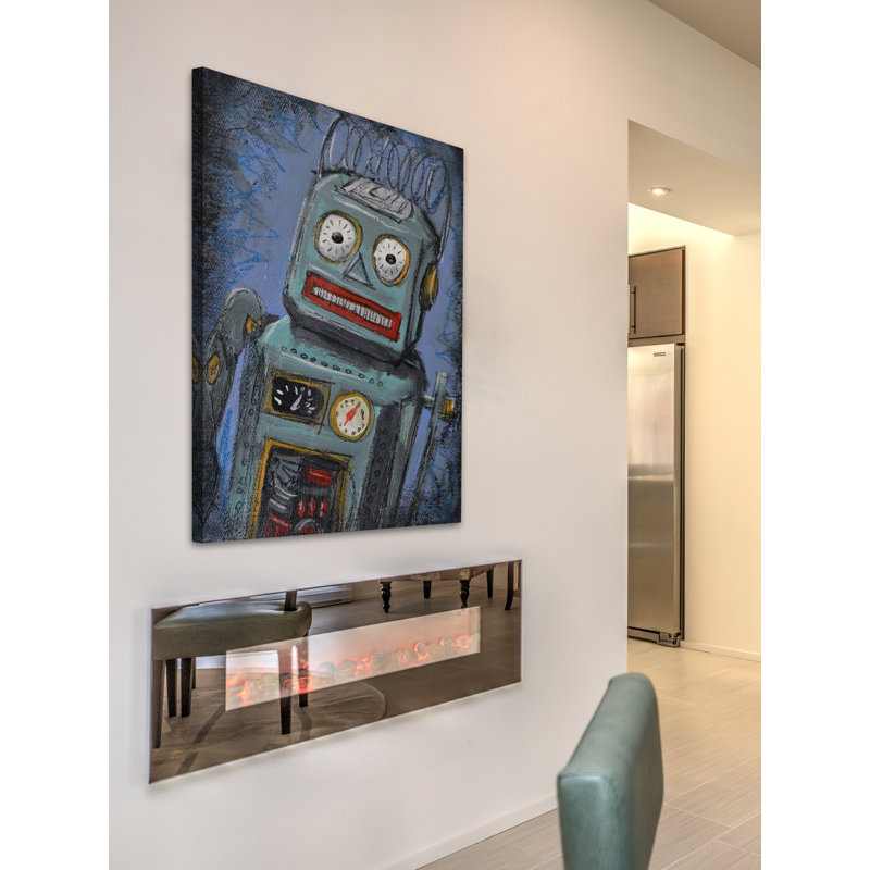 " Awkward Robot " by Dean Sauls, 30" H x 20" W x 1.5" D