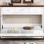 Lit simple en blanc, 3 tiroirs pour un grand espace de rangement et construction, peu encombrant, facile à assembler, taille blanche avec tiroirs, chambre à coucher, matériau fiable, assemblage, aucune boîte à ressorts nécessaire
